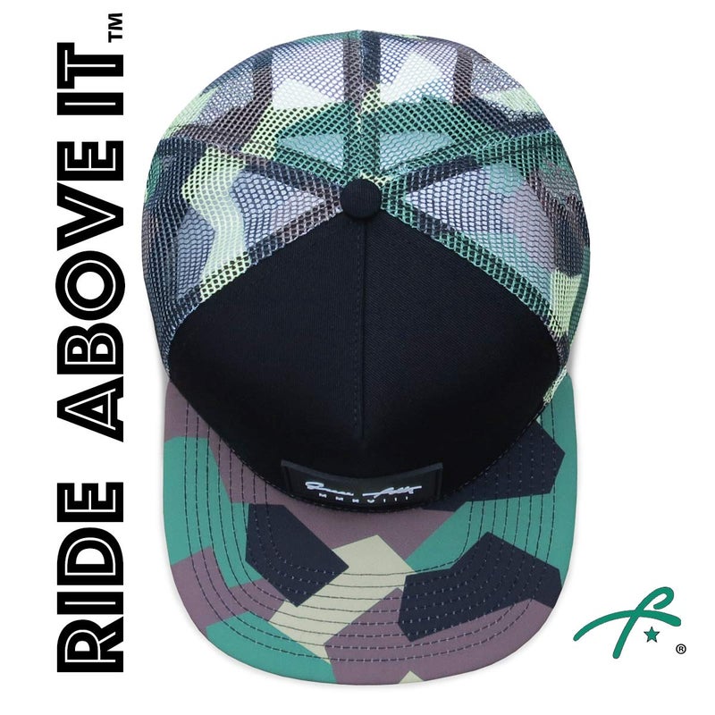 Grace Folly Trucker Hat for Men & Women. Snapback Mesh Caps (US, Alpha, One Size, One Size, Modern Camo) - Image 4